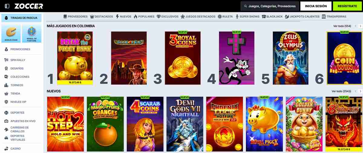 Zoccer - Top 5 de los mejores casinos online en España en 2026